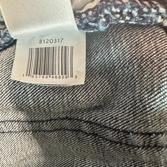 1.State Med Wash Blue Jean Denim Pants Women's 28 High Rise Skinny Raw Hem Work - Picture 7 of 7